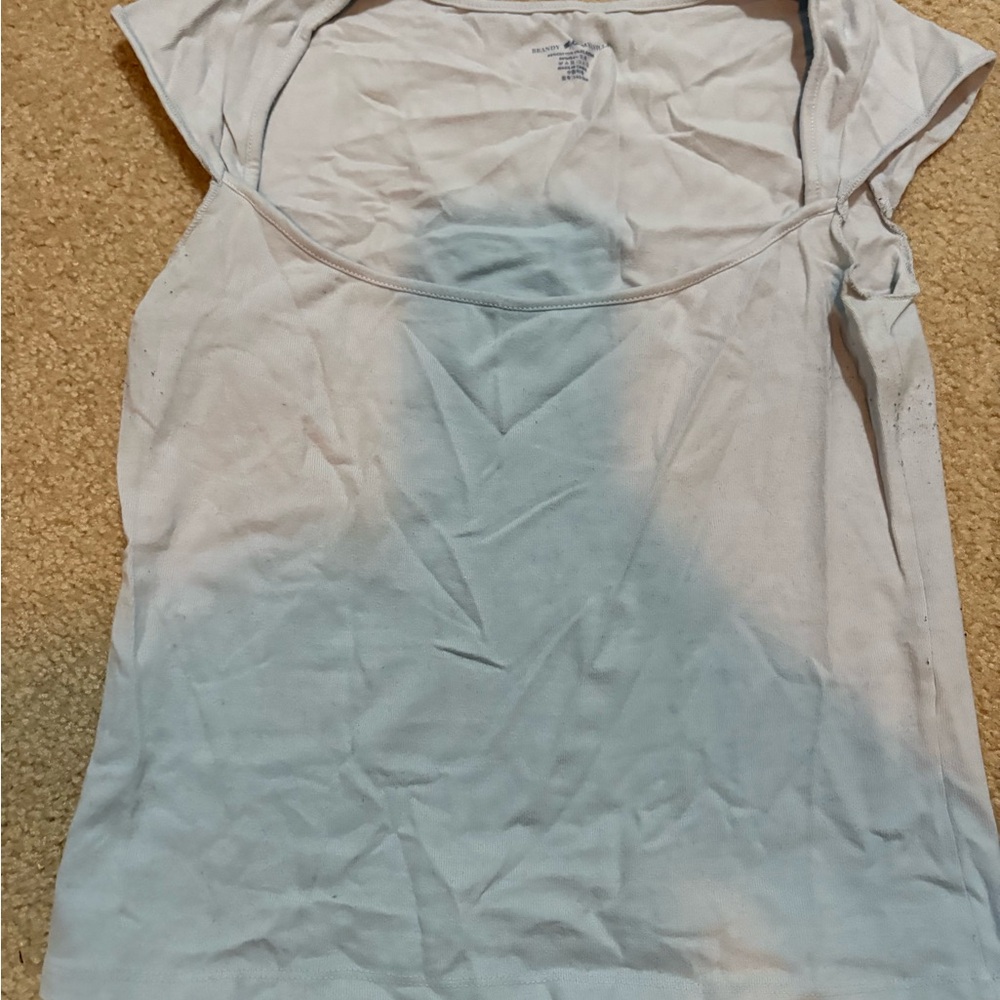 Brandy Melville Gray Sleeveless Polo Tank Top